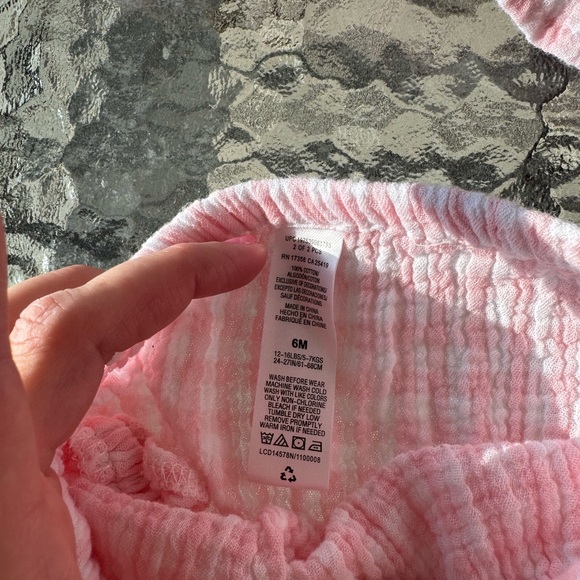 Pink Ruffled Baby Romper - Picture 6 of 6